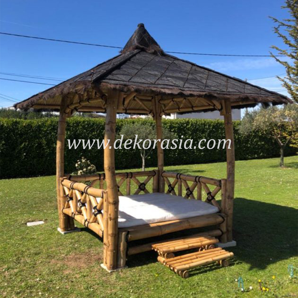 Bamboo Gazebo for Home Garden, Bamboo Gazebo Outdoor